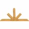 Ekena Millwork Saratoga Rough Sawn Timber Gable Bracket, Western Red Cedar, 72"W x 48"H x 2"D x 6"F, 16/12 Pitch GBW072X48X0206SAR00RWR - alternate 5